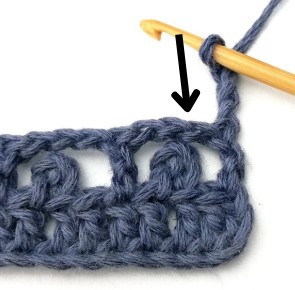 Striped Boxed Picot Crochet Stitch Photo Tutorial