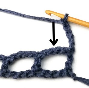 Double Crochet Net Stitch Photo Tutorial
