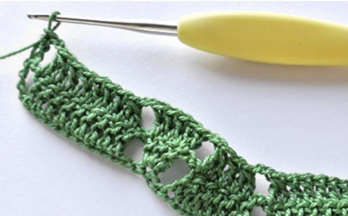 How to Crochet Textured Leaf Stitch