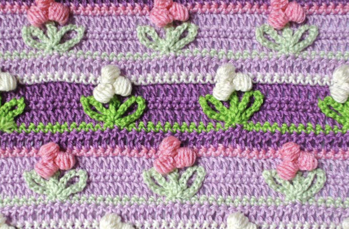 Crochet Flower Puff Stitch Crochet Tutorial