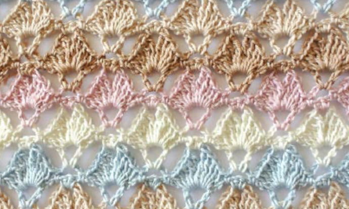 Crochet Lace Shell Stitch