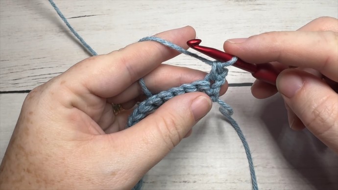 How to Crochet the Cluster Moss Stitch Photo Tutorial