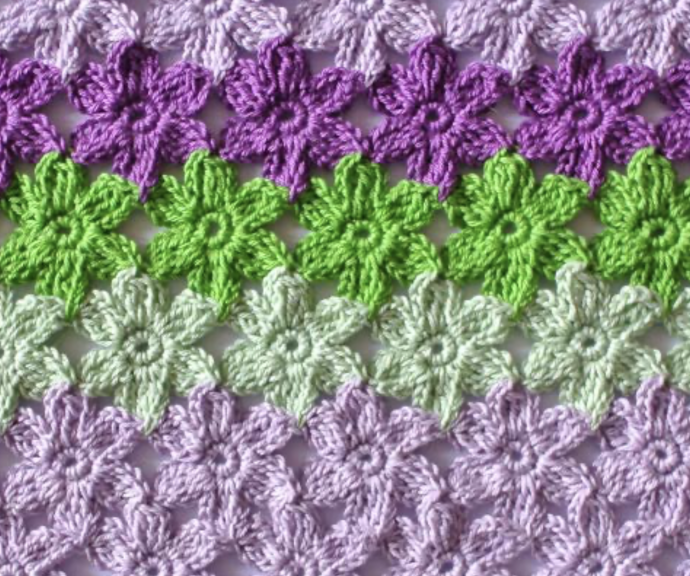 Crochet Flower Stitch