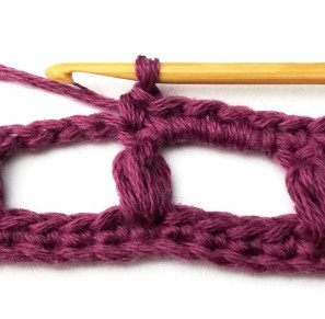Stacked Puff Grid Crochet Stitch Photo Tutorial