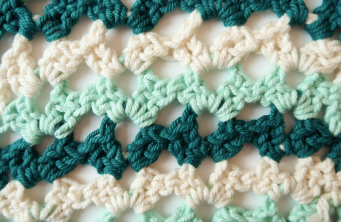 Broken Shell Stitch Crochet Stitch