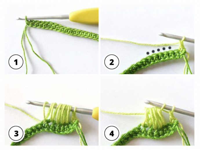 Crochet Tutorial: Textured Long Loop Stitch
