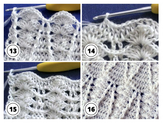 Crochet Tutorial: Textured Triangle Stitch