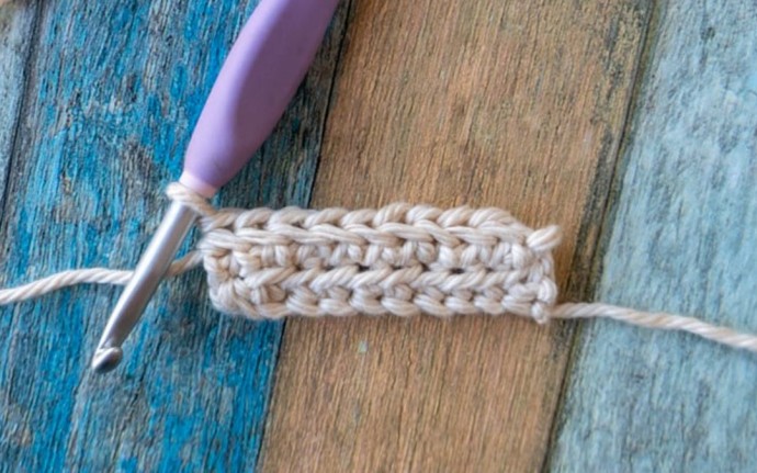 Herringbone Single Crochet Stitch Photo Tutorial