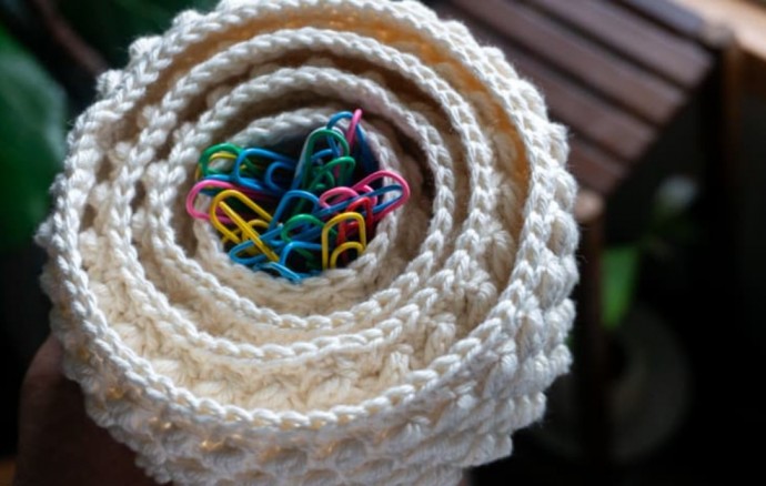 One-Skein Nesting Bowls Crochet Pattern