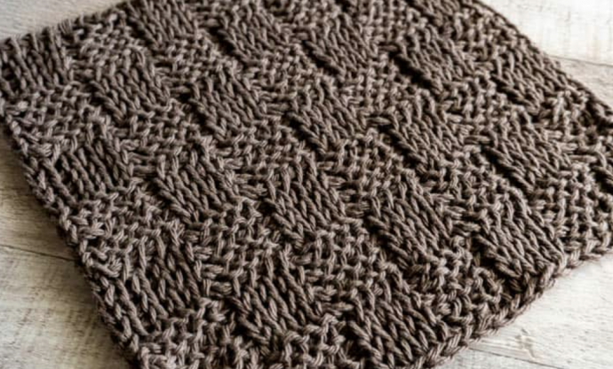 Tunisian Crochet Basket Weave Stitch Tutorial