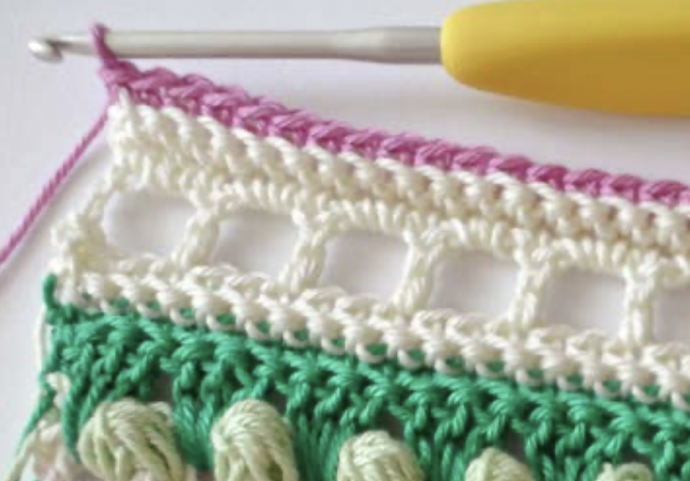 How to Crochet Multicolor Creative Puff Stitch