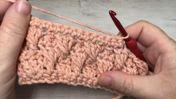 How to Crochet the 3D Twisted Granny Stitch Photo Tutorial