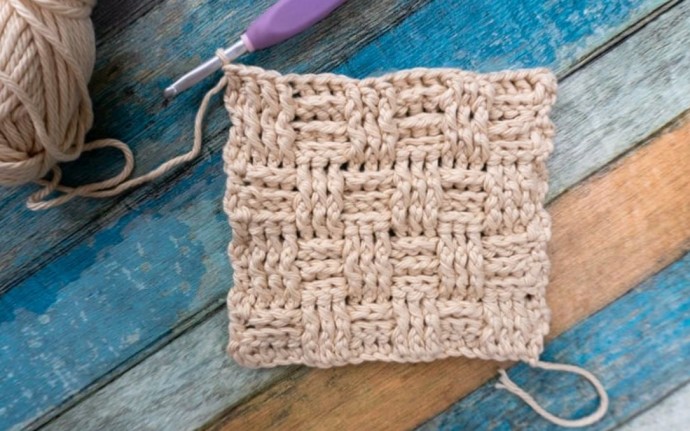 How to Crochet the Basketweave Stitch Photo Tutorial