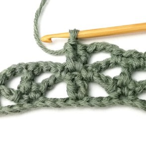 Lacy Spider Column Crochet Stitch Photo Tutorial