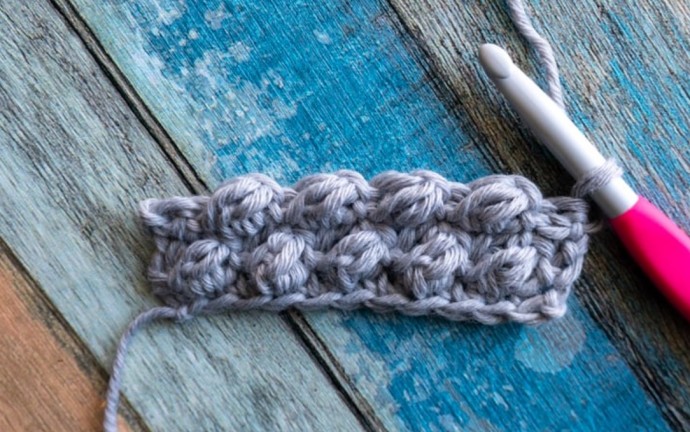How to Crochet the Uneven Berry Stitch Photo Tutorial
