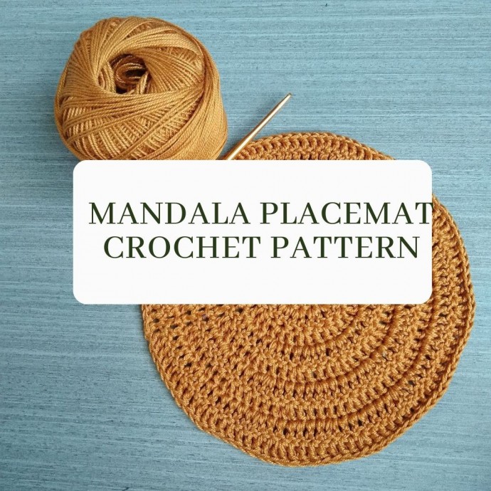 Mandala Placemat Crochet Pattern