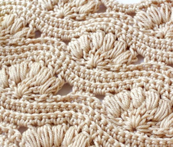 Crochet Dense Shell Stitch