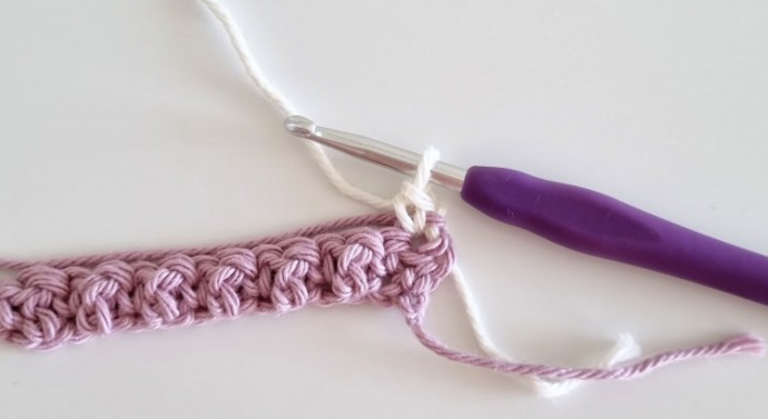 Crochet Houndstooth Stitch Quick Tutorial