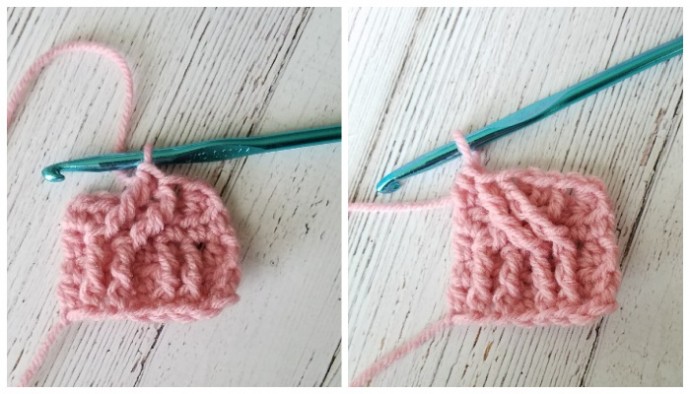 Left-Leaning Crochet Cable Stitch Photo Tutorial