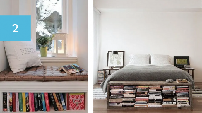 8 Book Storage Ideas & Hacks