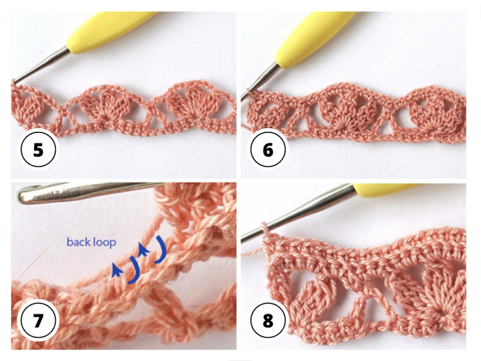 Crochet Tutorial: Trefoil Leaf Stitch