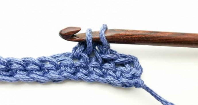 Crossed Stitches and Ripples Crochet Stitch Photo Tutorial