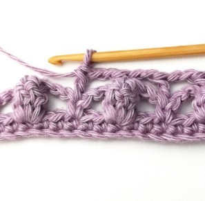 How to Crochet the Lacy Striped Popcorn Stitch Photo Tutorial