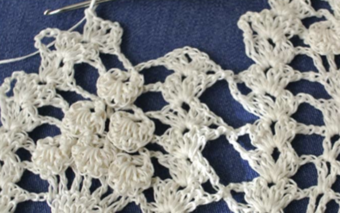 How to Crochet the Pineapple Stitch