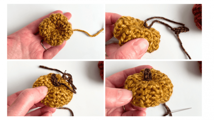 Crochet Pumpkin Garland Pattern