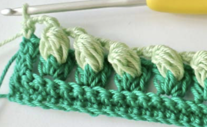 How to Crochet Multicolor Creative Puff Stitch