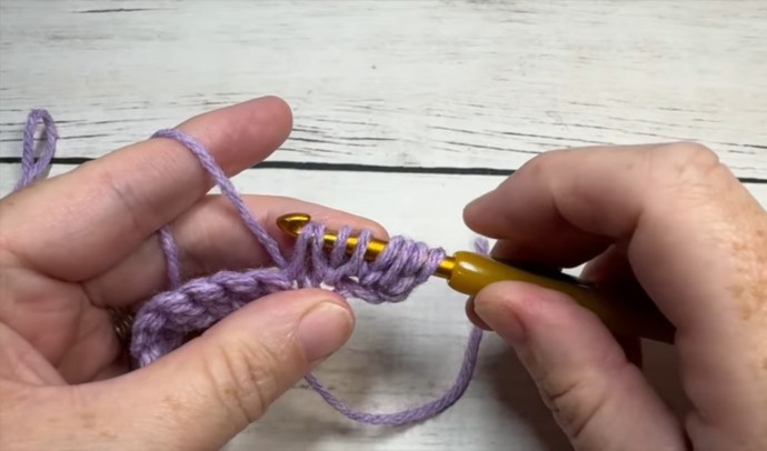 How to Crochet the River Stitch Photo Tutorial