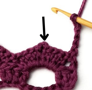 Large Lacy Zigzag Crochet Stitch Photo Tutorial