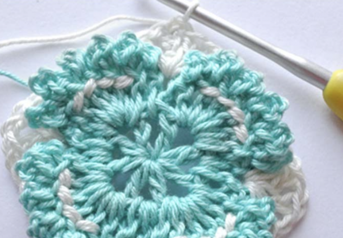 Crochet Shell Square Tutorial