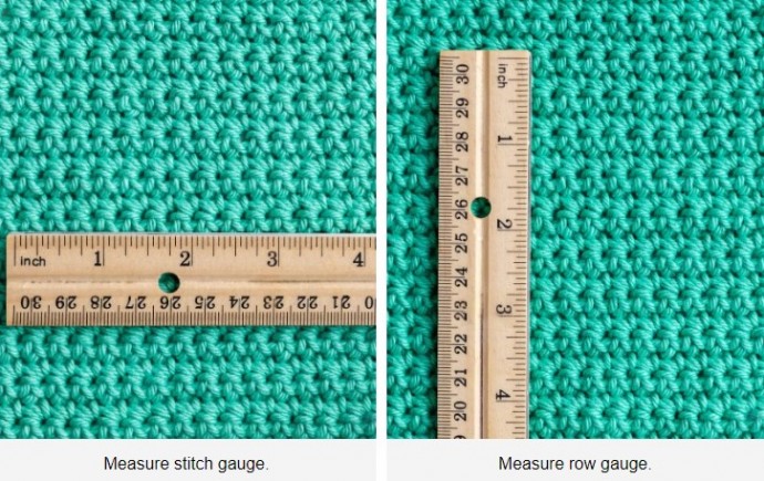 How to Measure Crochet Gauge