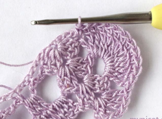 Crochet Three Chain Lace Border Tutorial