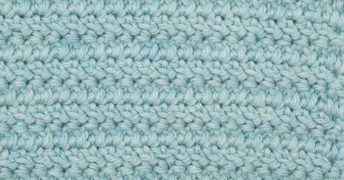 Herringbone Double Crochet Stitch Photo Tutorial