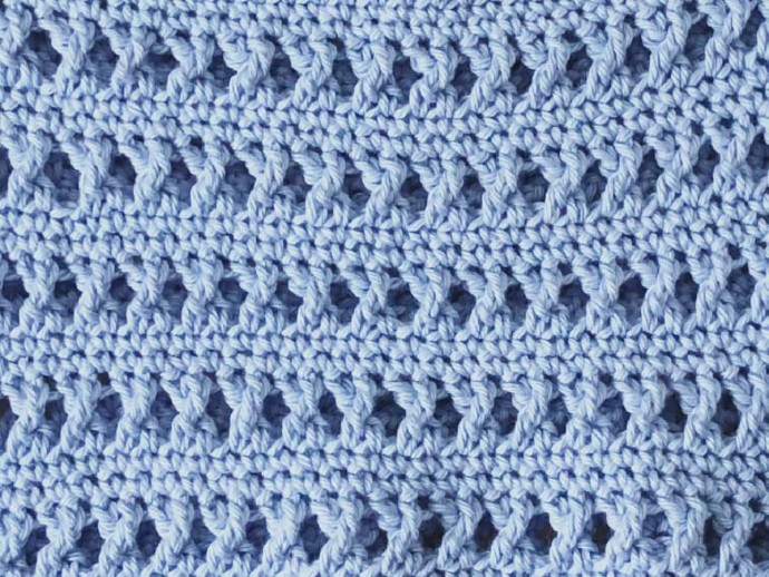 How to Crochet the Crossed Treble X Stitch Photo Tutorial