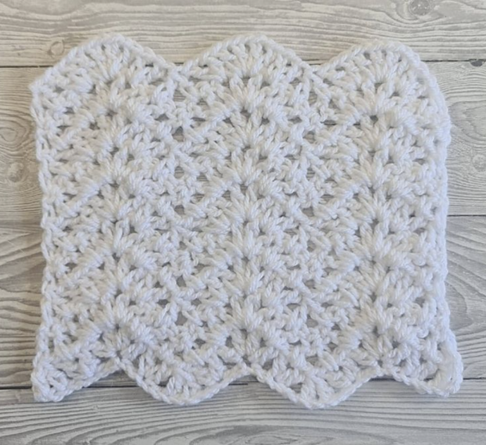 How to Crochet V Stitch Ripple Stitch