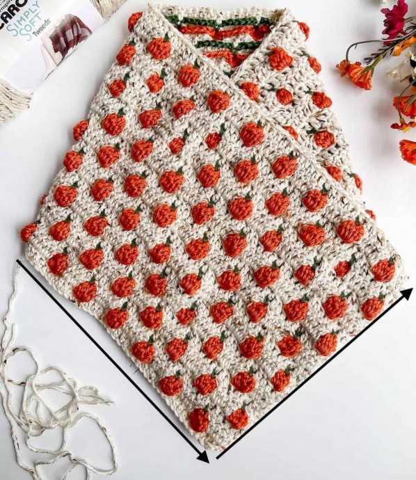 Crochet Pumpkin Cowl Pattern