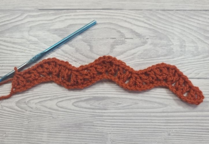 How to Crochet V Stitch Ripple Stitch