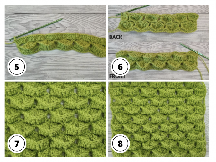 Crochet Tutorial: 3D Marshmallow Stitch