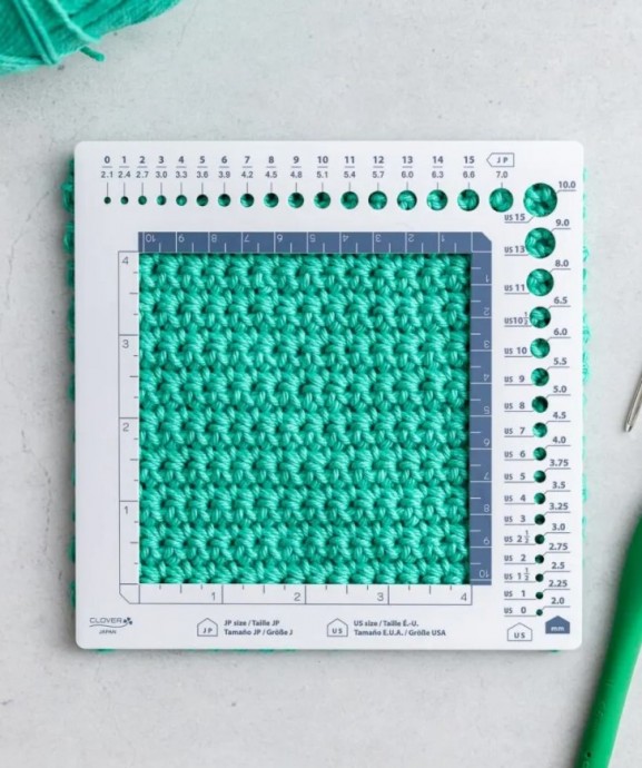 How to Measure Crochet Gauge