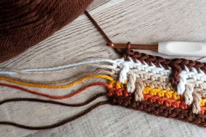 Apache Tears Crochet Stitch Photo Tutorial