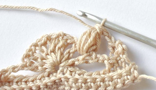 Crochet Dense Shell Stitch