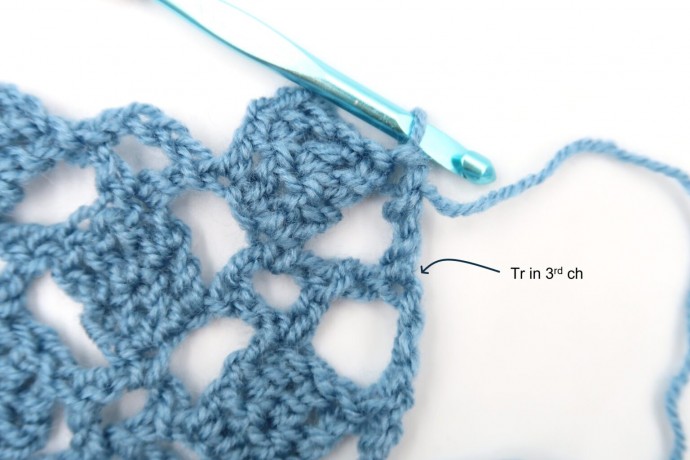 Lace Squares Crochet Stitch Photo Tutorial