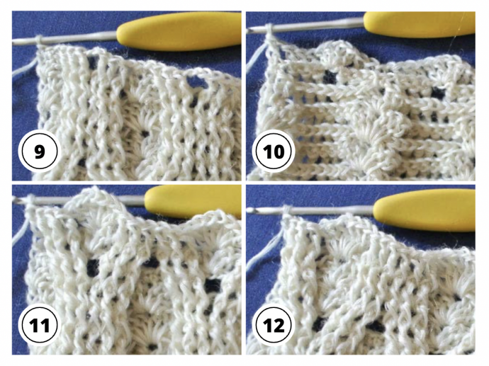 Crochet Tutorial: Textured Oval Shell Stitch