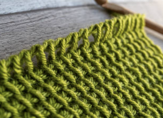 How to Fix a Dropped Stitch in a Flat Row of Tunisian Crochet