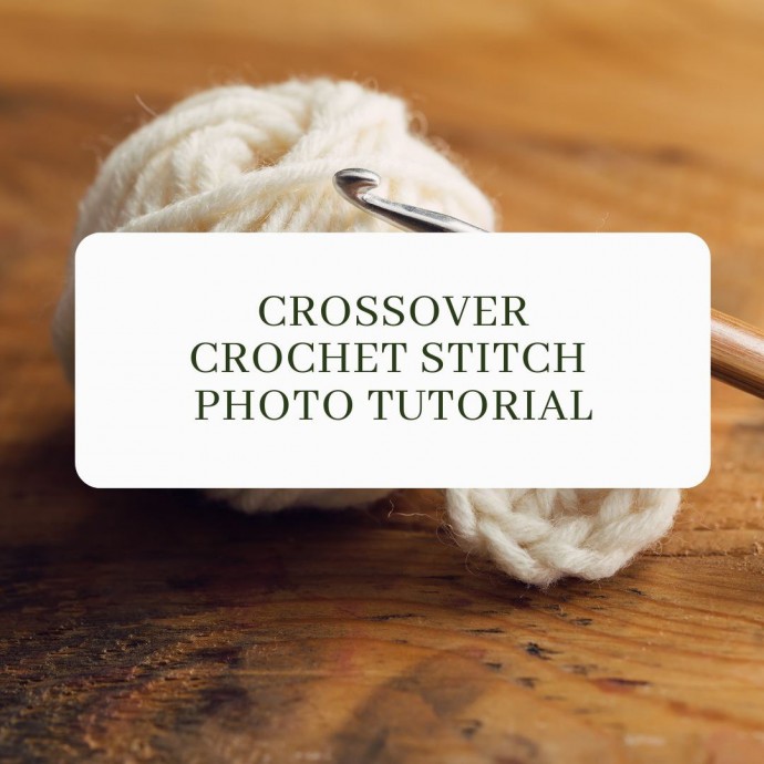 Crossover Crochet Stitch Photo Tutorial