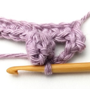 How to Crochet the Lacy Striped Popcorn Stitch Photo Tutorial