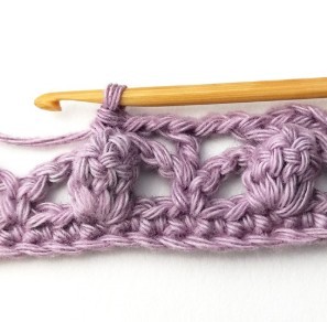 How to Crochet the Lacy Striped Popcorn Stitch Photo Tutorial